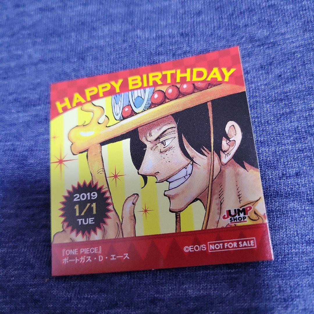 ONE PIECE　エース　缶バッジ　365日ステッカー　7点セット