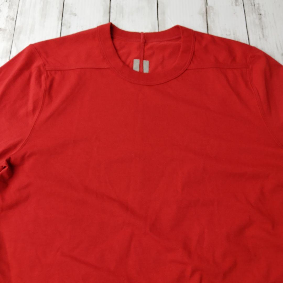 リックオウエンス【美品】Tシャツ　Ｌサイズ　RICK OWENS　赤