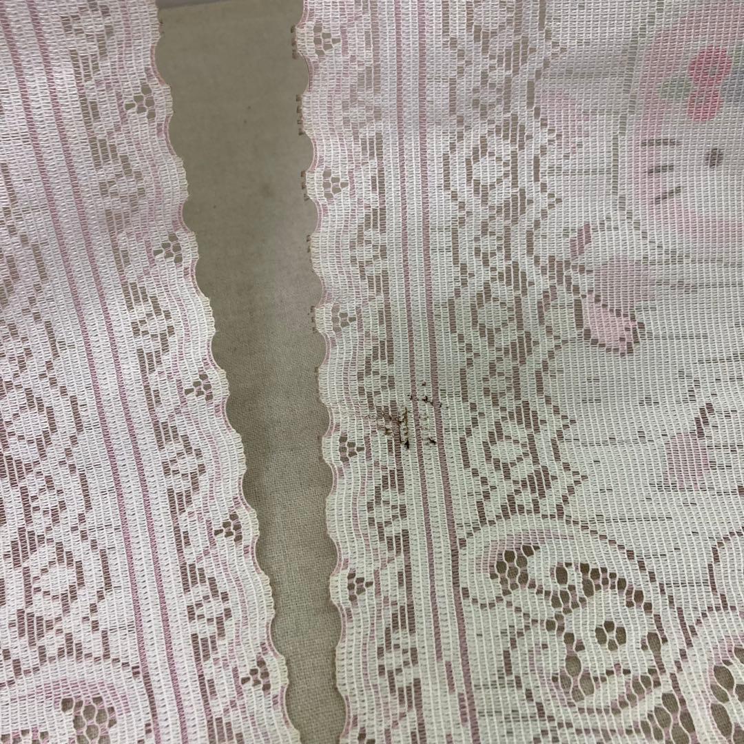 【希少★1999年製】ハローキティ　のれん　カフェカーテン　レース　サンリオ