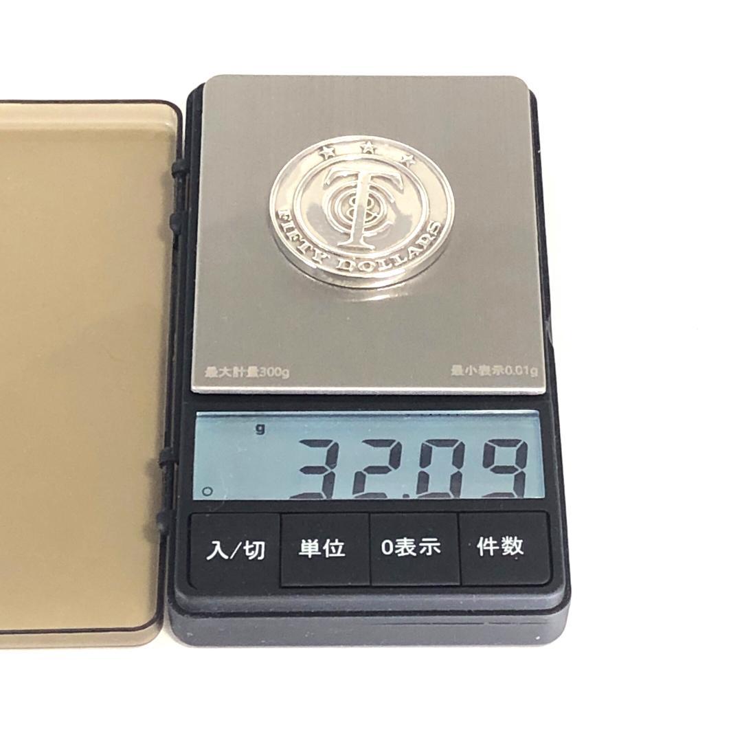 【ヴィンテージ・美品・箱付き】ティファニー／50ドル  SV925