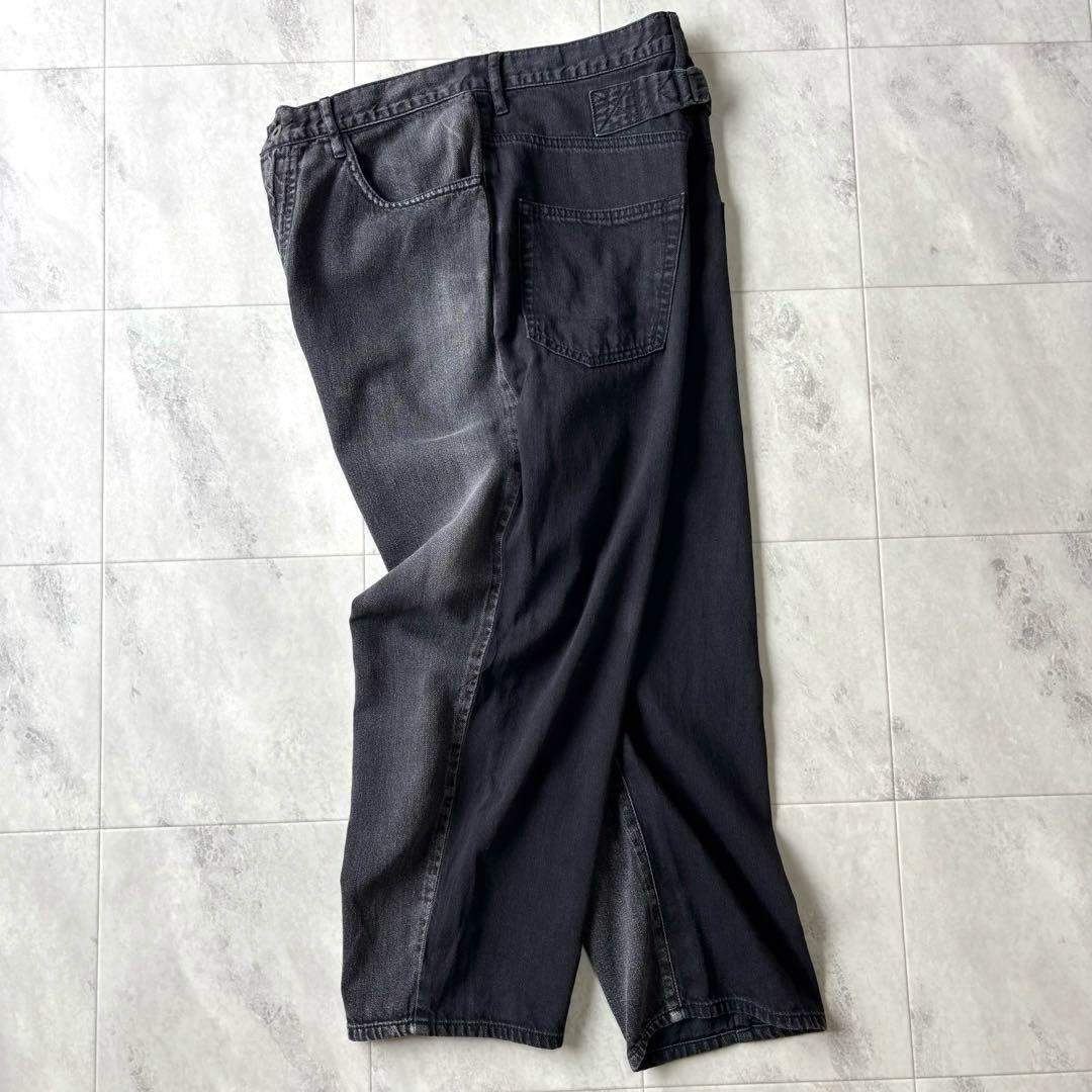 【超希少】ワイズ Y's ブラックデニムサルエルパンツ 日本製 ヨウジヤマモト