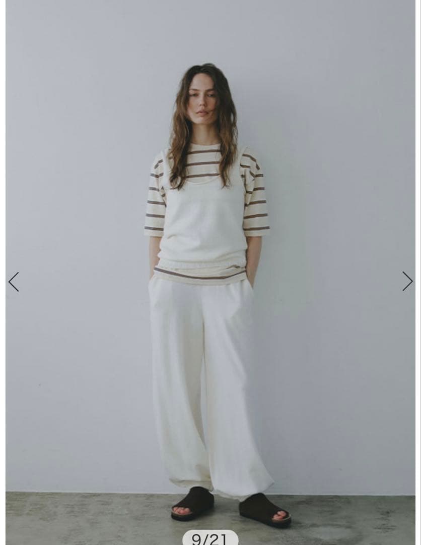 ★SUMMER SALE★〜7/13までETRE リリヤーンニットタンクトップ