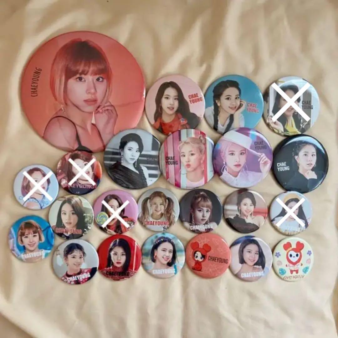 twice チェヨン 缶バッジ