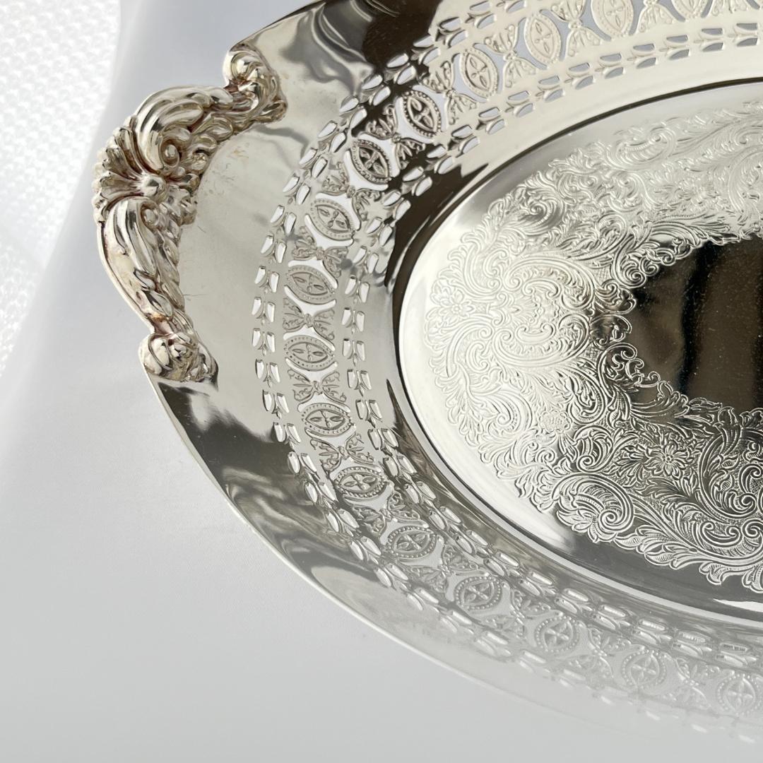 【Barker & Ellis】素晴らしいチェイシングのフルーツトレー