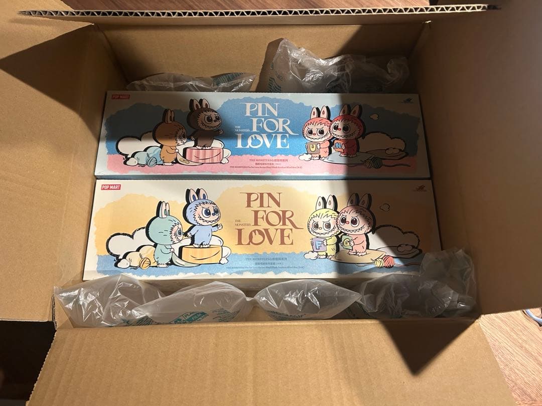 正規品　新品未開封 PINFORLOVE アソート2箱セット　イニシャルラブブ