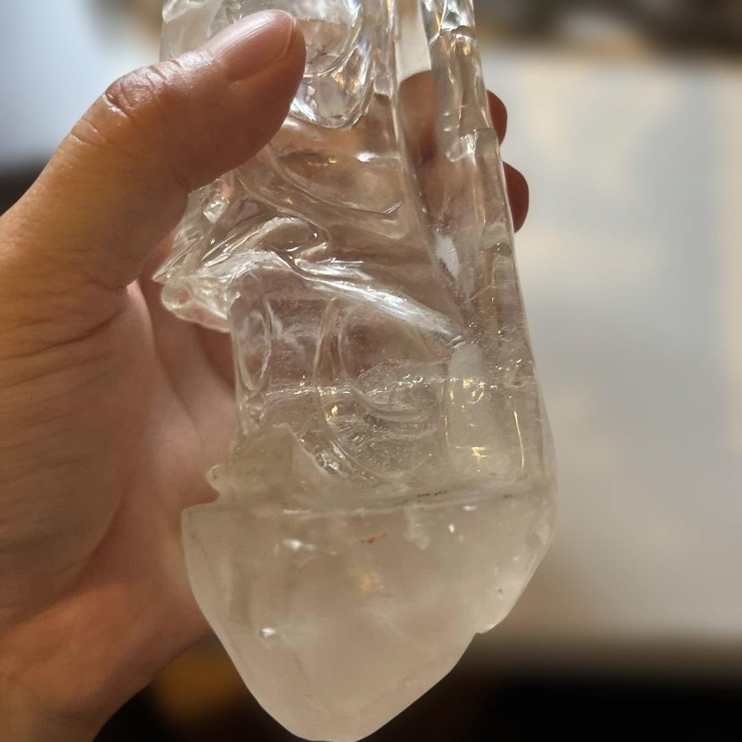 最近金運がやばい！すんごい慈悲！天然水晶の観音様(京都)！すんごい優しいパワー！