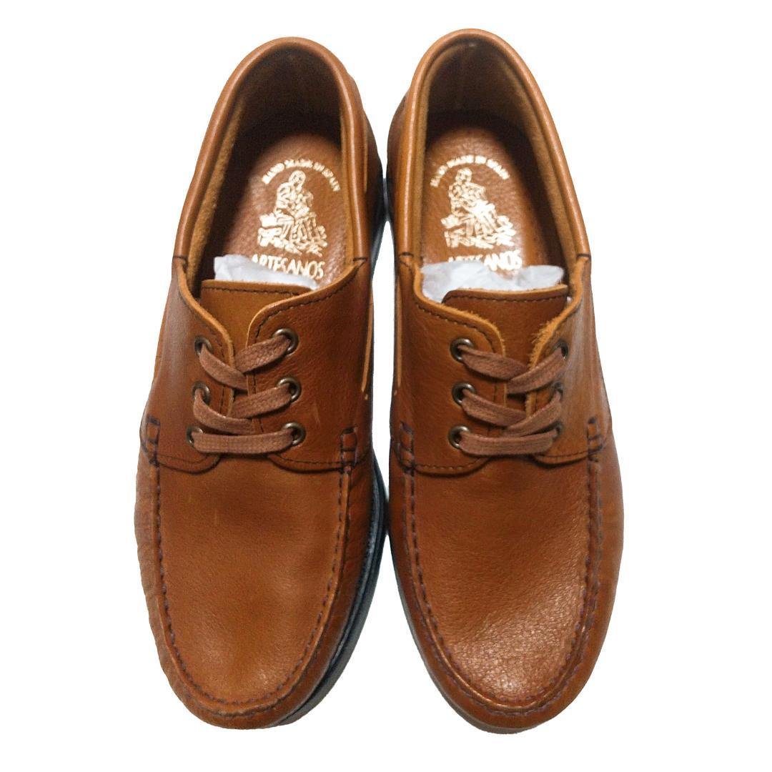 Artesanos アルテサノス モカシン 本革 ブラウン