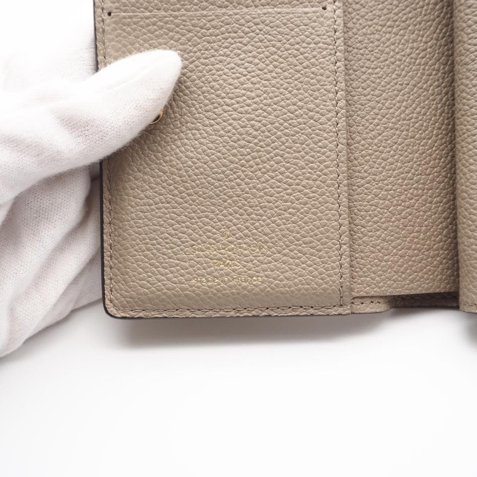 LOUIS VUITTON 二つ折り財布 バイカラー ポルトフォイユ クレア 美