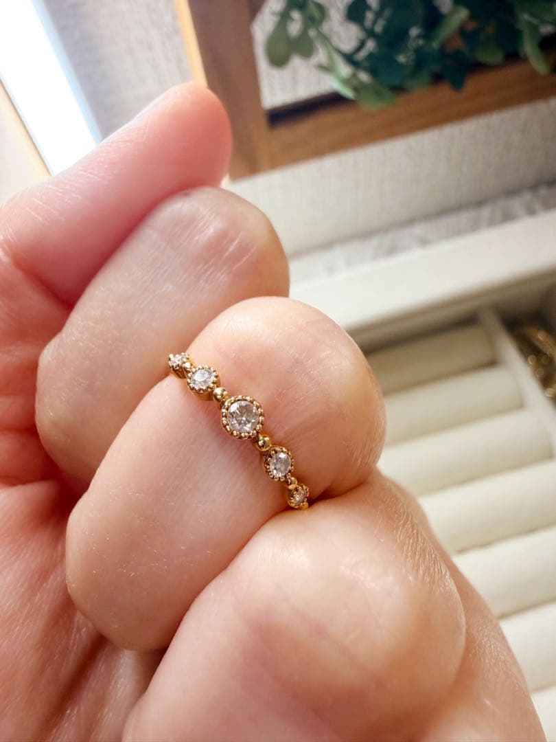 ヴァンドーム青山 k18 ダイヤモンドリング