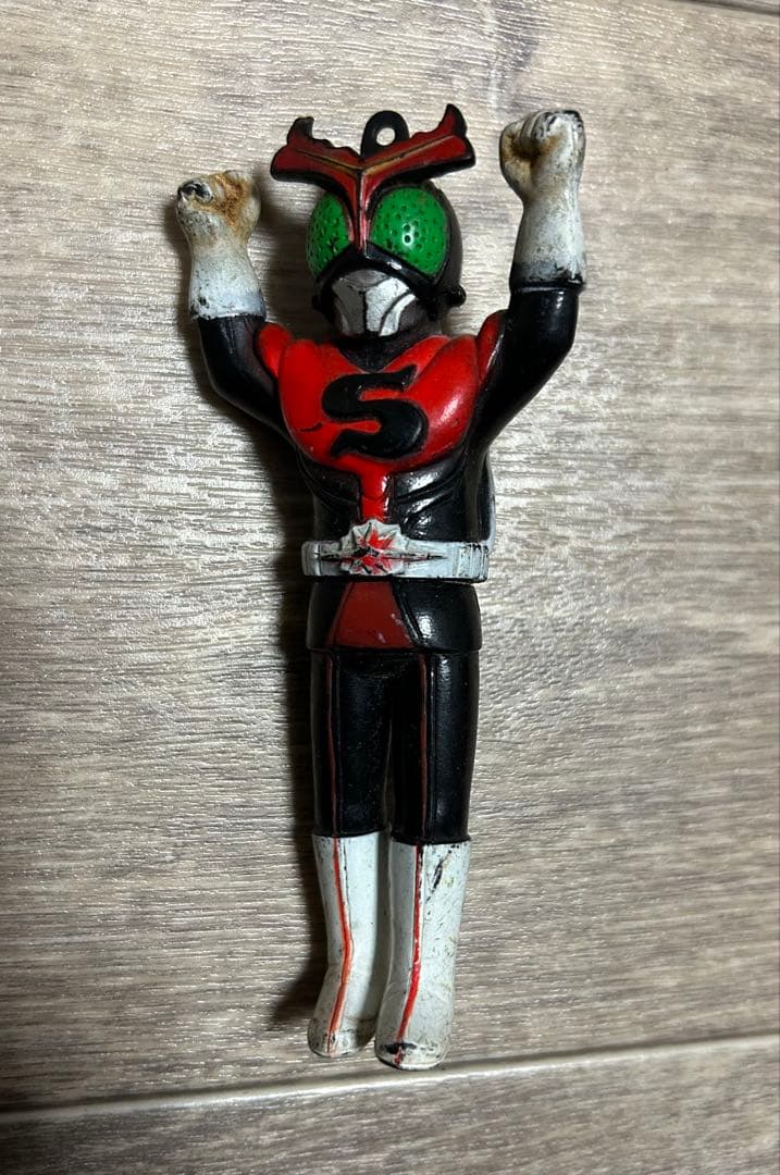 【当時物】ポピー 仮面ライダー ストロンガー ソフビ ペンダント ミニサイズ
