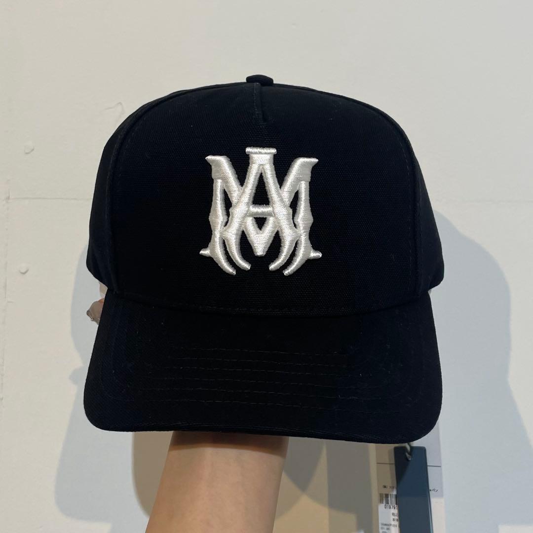 【新品・未使用】AMIRI MAロゴキャップ