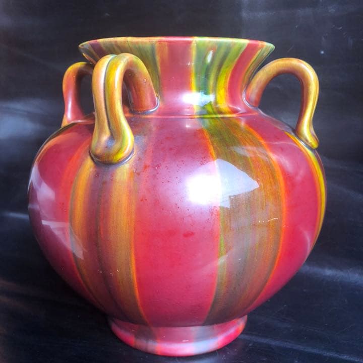 人間国宝級◆蔵から凄い美しい釉薬の壺が出てきた、壷、花瓶、古美術品、