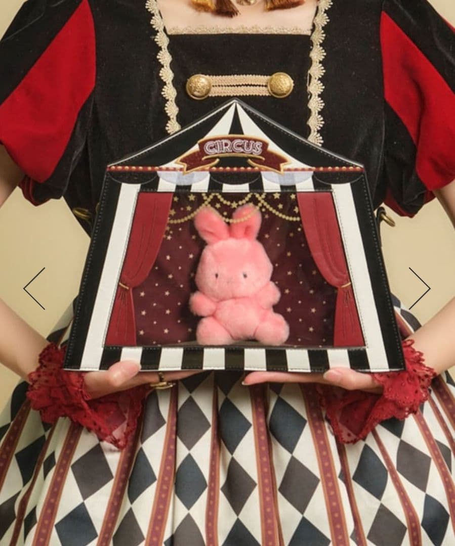 【新品タグ付き】axes kawaii サーカステントバッグ 推しバ