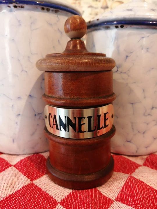 1960年代 木製スパイス・ハーブラック フランスヴィンテージ