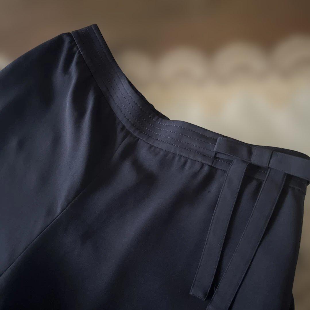 美品　大きいサイズ46 ウエストゴム　ワイドパンツ