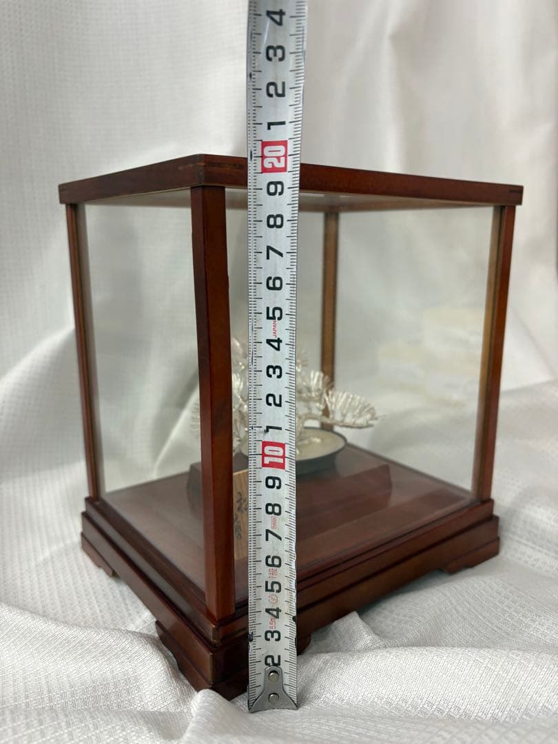 光則作　純銀製　松