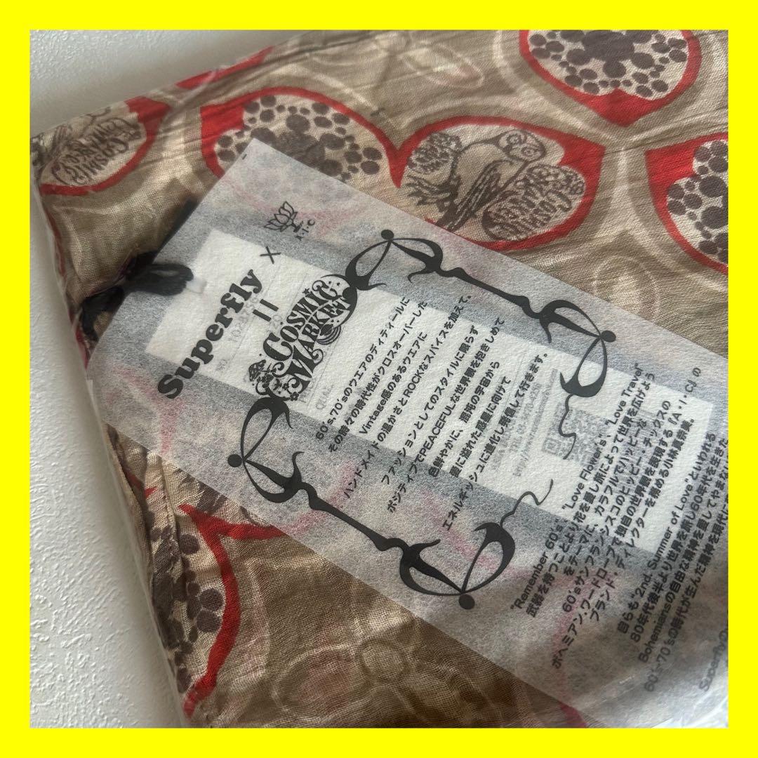 Superfly グッズ コズミックマーケット コラボグッズ ストール