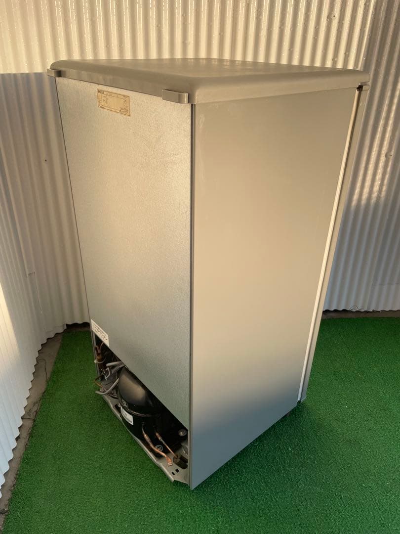 940三洋電機 (パナソニック) 1ドア冷蔵庫 右開き グレー 静音 一人暮らし