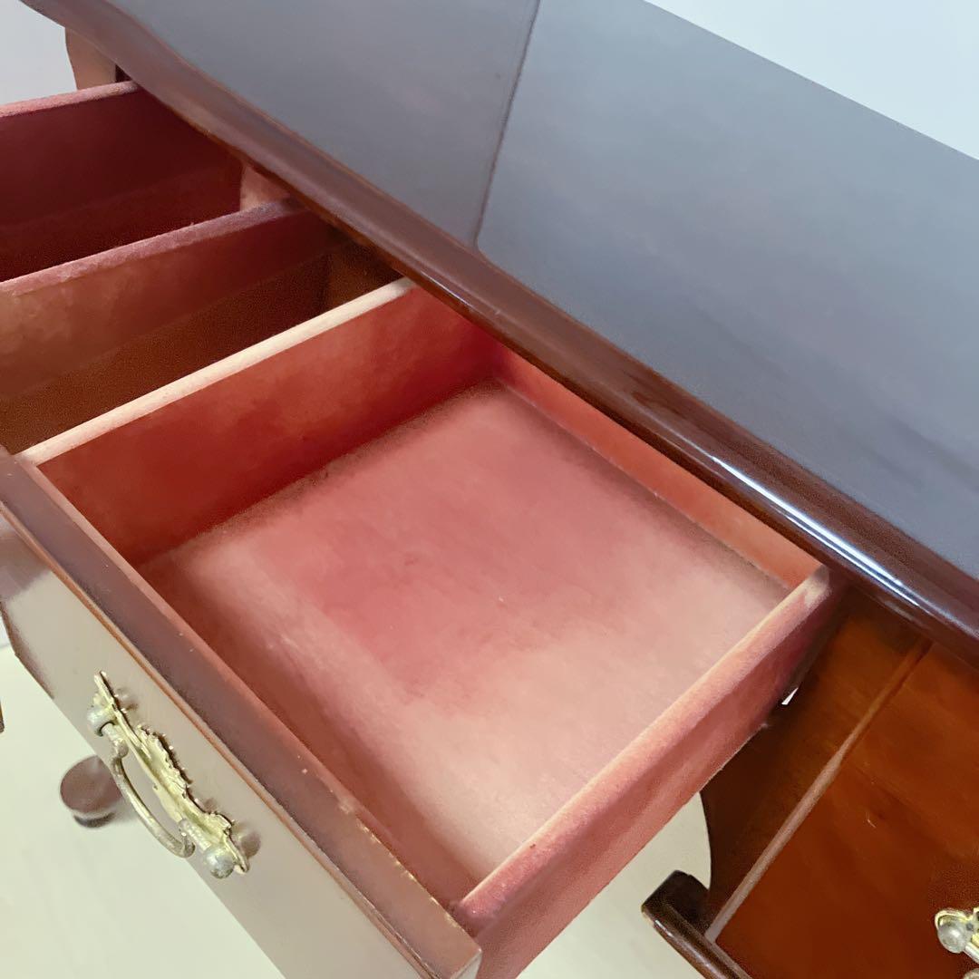 Cherry Queen Anne 猫脚　コンソール　テーブル　サイドテーブル