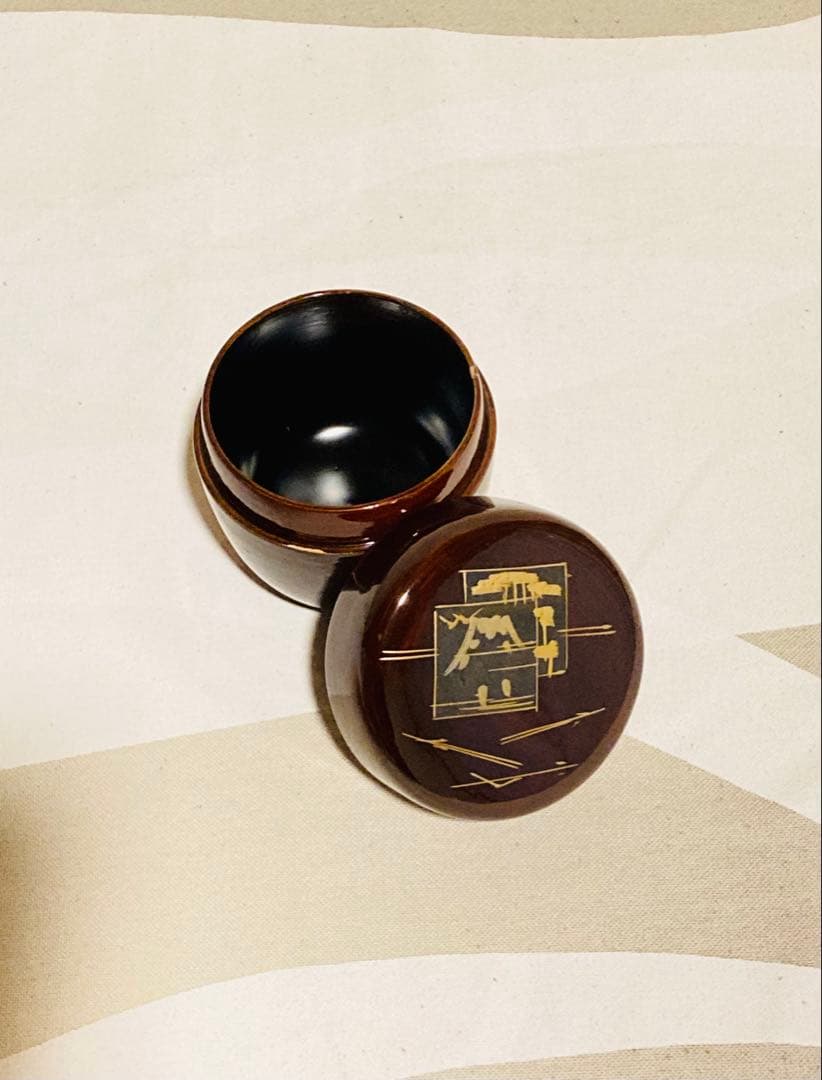 【希少】桐短冊箱入り10点 茶道具セット　宝寿 花山 大塩昭山