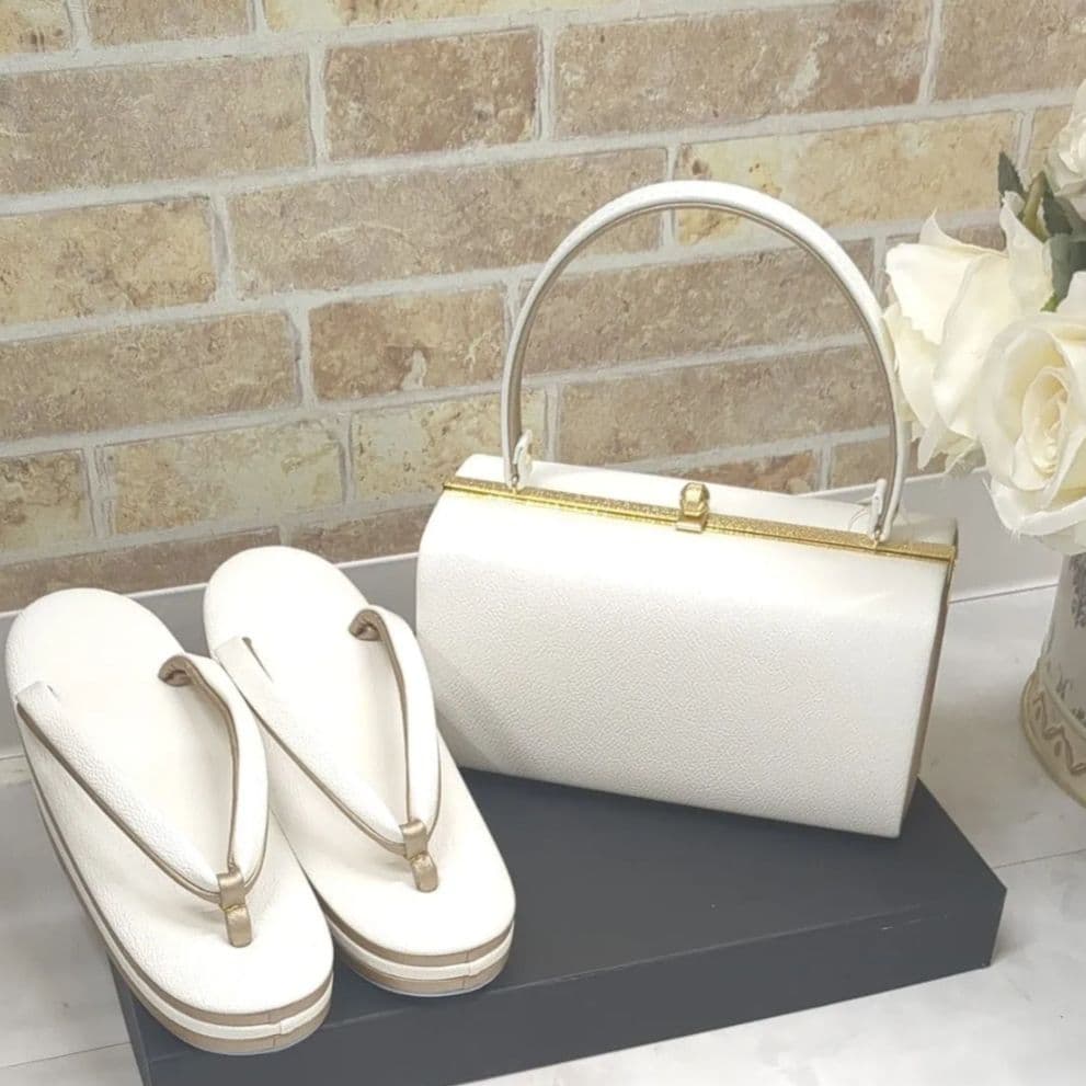 未使用　草履バッグセット 　和装バッグ　 和装小物　　 成人式　結婚式　振り袖