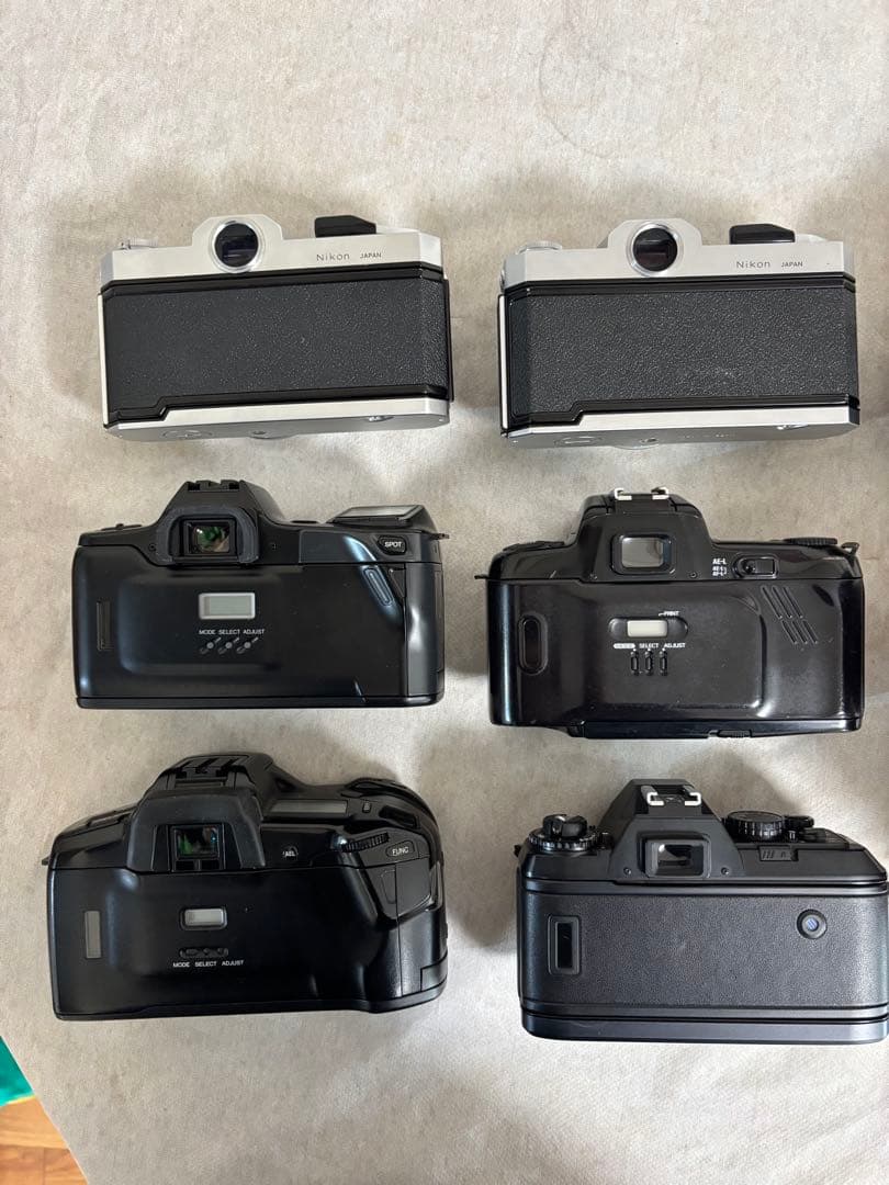 Nikon フィルム一眼レフカメラ8台セット、ジャンク品