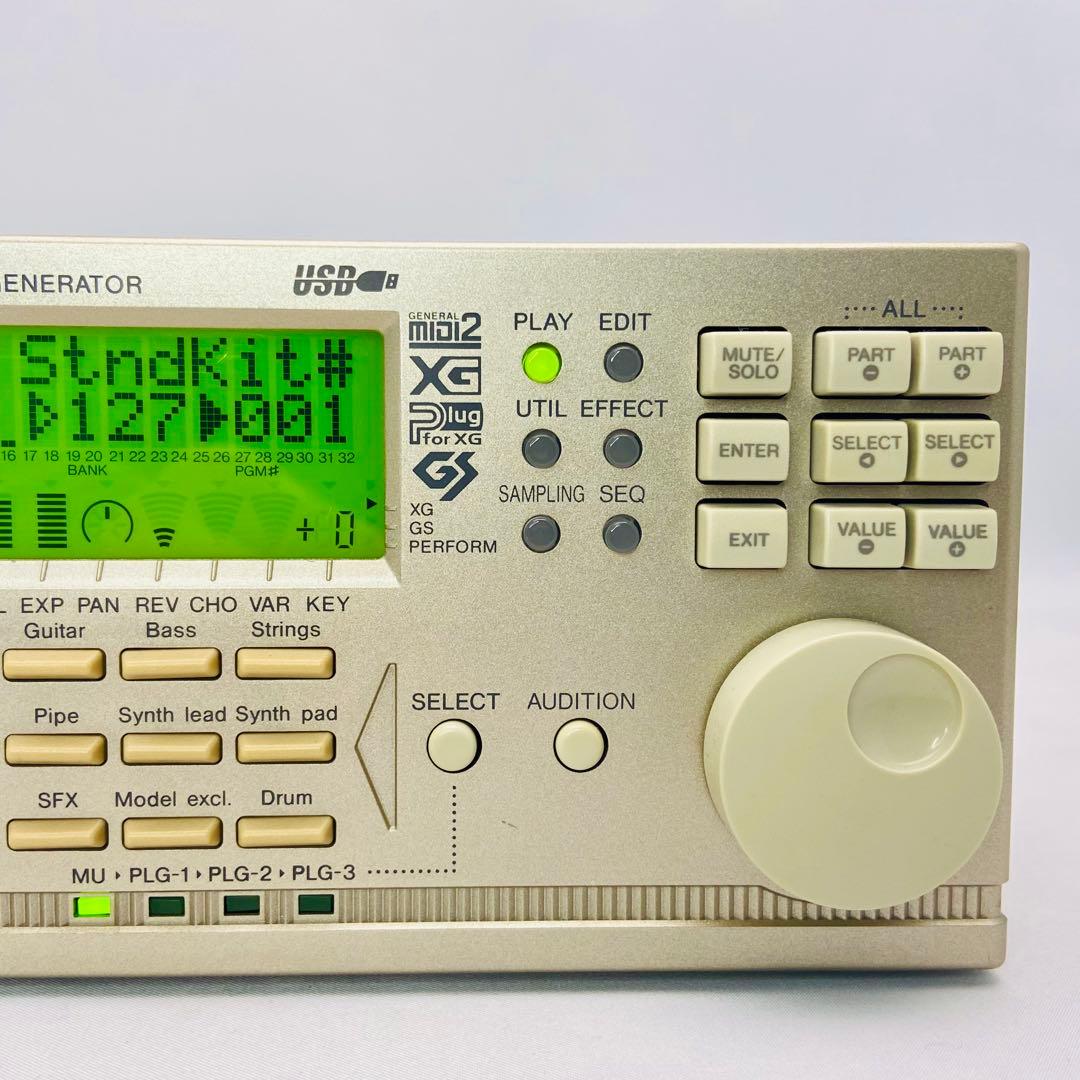 名機 YAMAHA MU2000 音源モジュール 動作品 液晶良好 AC付属