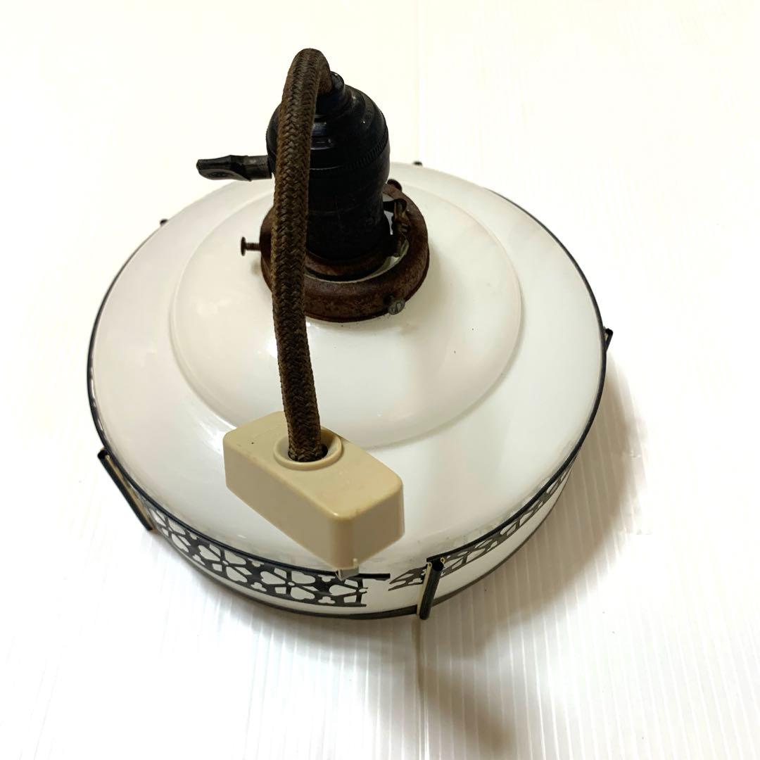 専用　照明　アンティーク　昭和レトロ　大正ロマン　古い照明　ランプシェード　乳白