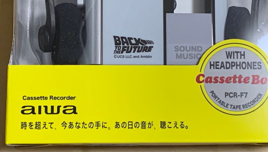 ★カセット・テープ付き！★バック・トゥ・ザ・フューチャー★aiwa★PCR-F7