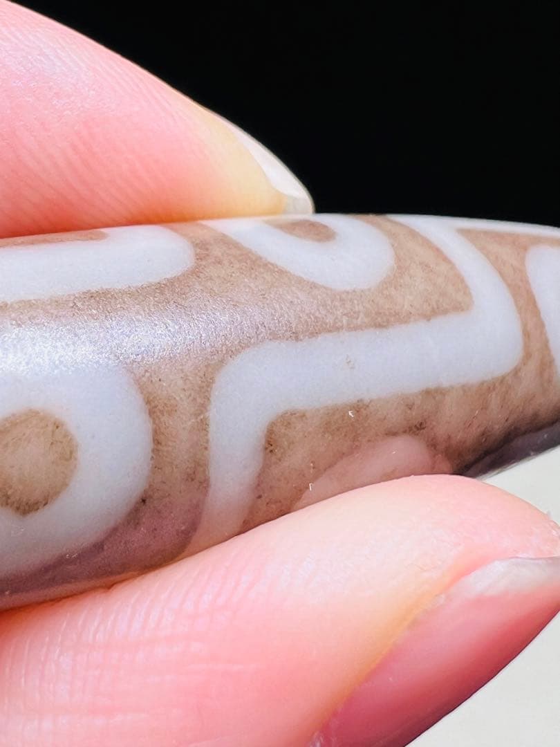 文玩堂：折線九眼天珠