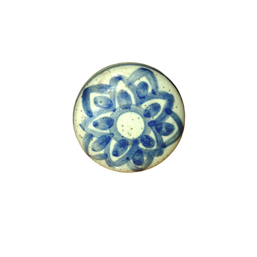 越後民窯?　道八銘　雲龍文染付水注