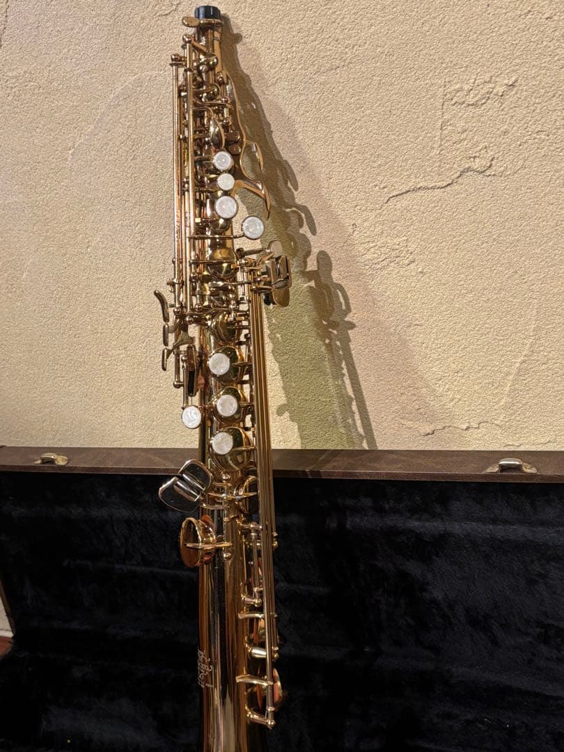 Marcato ソプラノサックス ハードケース　マウスピース付属