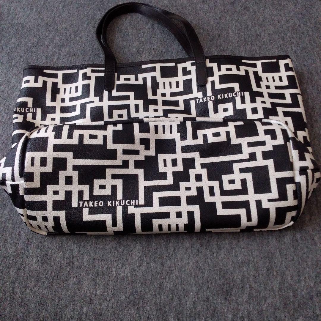 布袋寅泰×タケオキクチ　コラボ　トートバッグ　G柄　TAKEO KIKUCHI