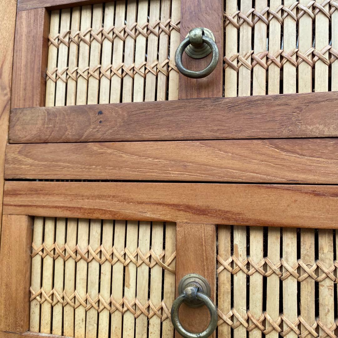 ヴィンテージ バンブーチェスト 収納家具 インテリア 店舗什器