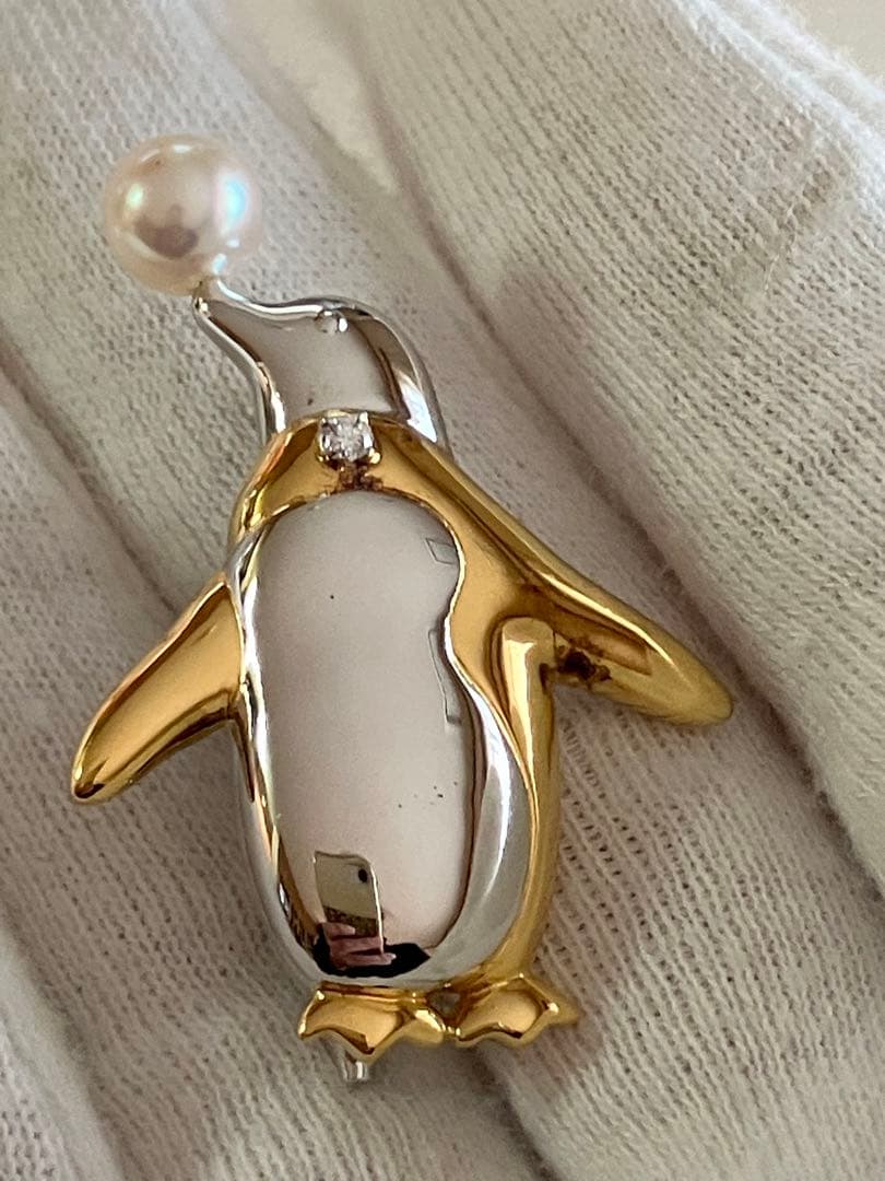 MIKIMOTO ミキモト　パール　ブローチ