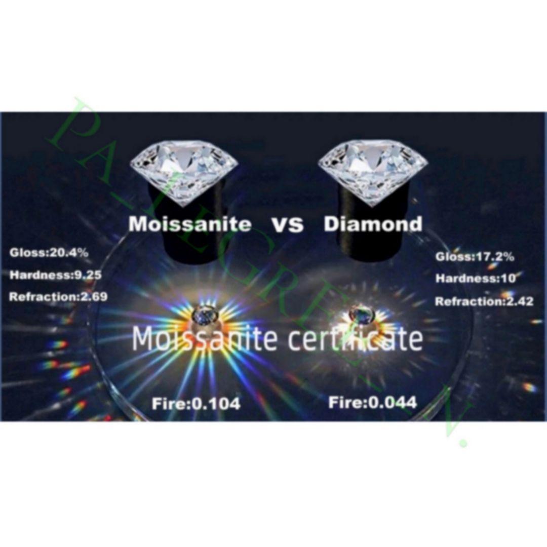 aa1a指輪レディース結婚指輪　婚約指輪　モアサナイト 　18k　S925