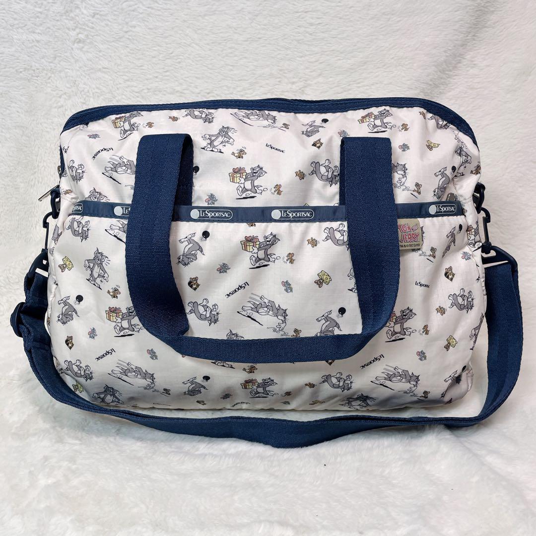 【超希少】LeSportsac トムとジェリー コラボ ボストンバッグ 大容量