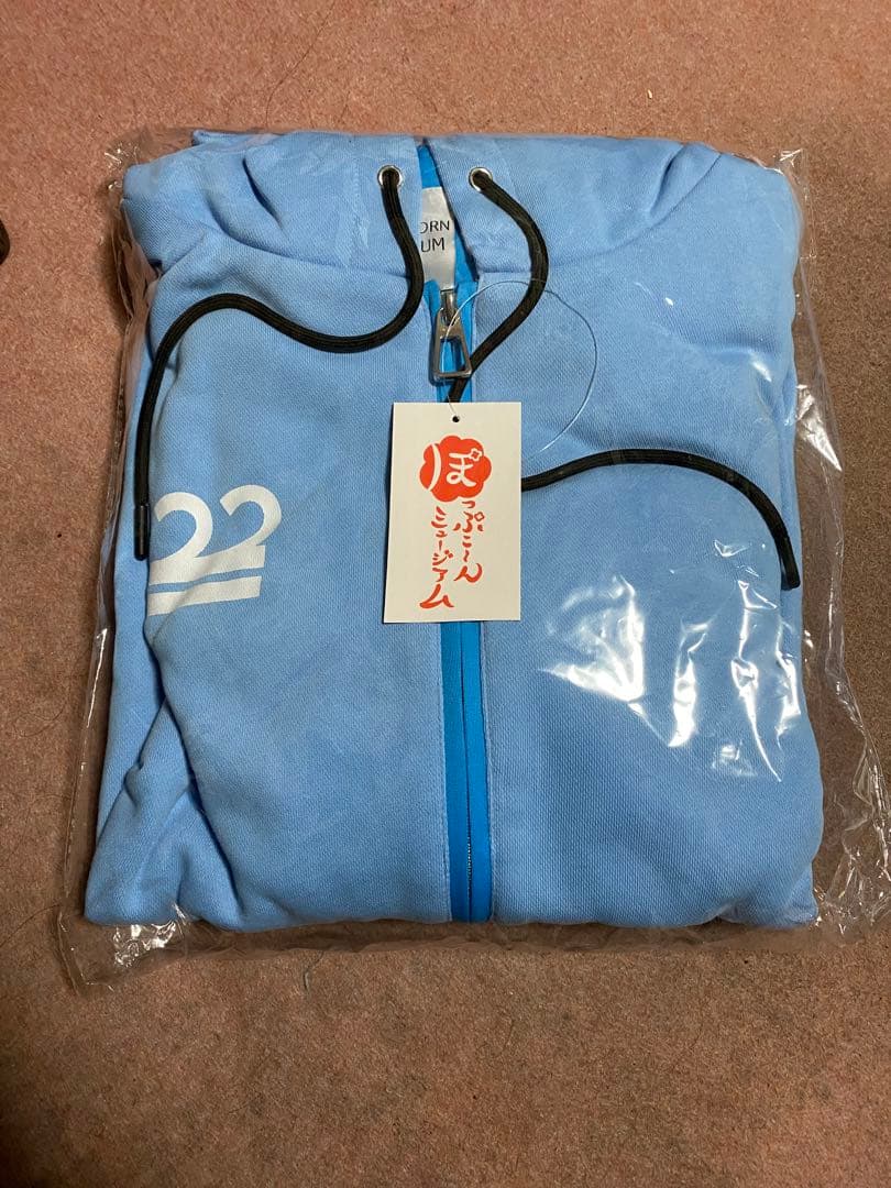 二絛ひらめ 着用 おさかなパーカー