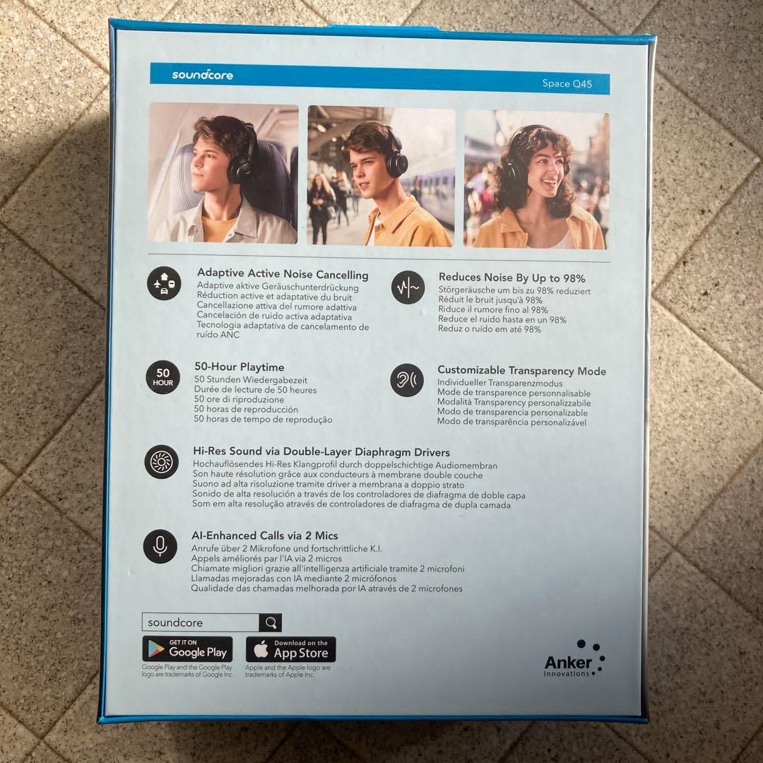 新品未開封　soundcore SPACE Q45 ワイヤレスヘッドホン