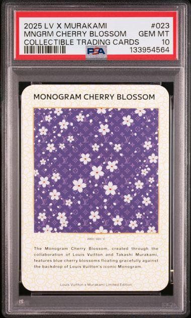 PSA 10 LV x Murakami モノグラムチェリーブロッサム #023