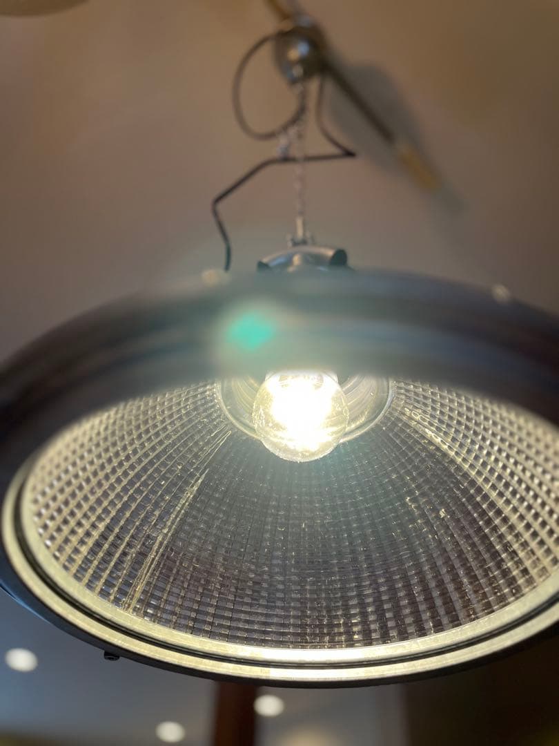 インダストリアル　ペンダントライト シルバー 吊り下げ式