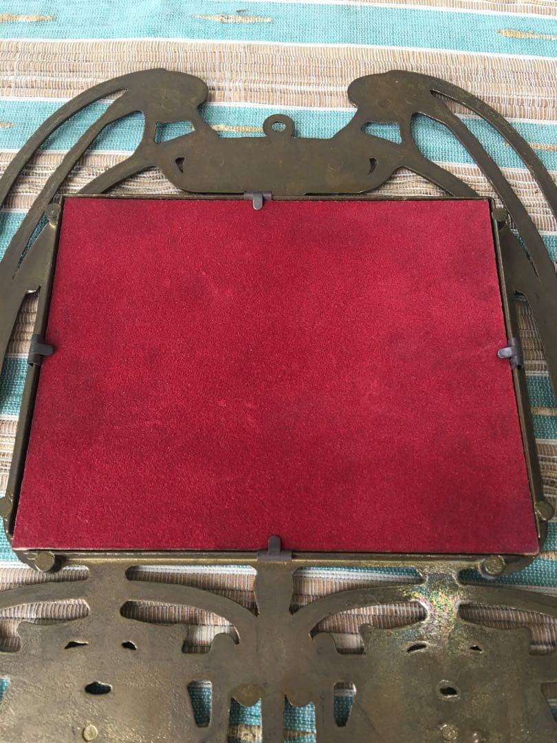 [新品] メトロポリタン　ミラー　壁掛け　パリ　アール・ヌーヴォー様式　真鍮製