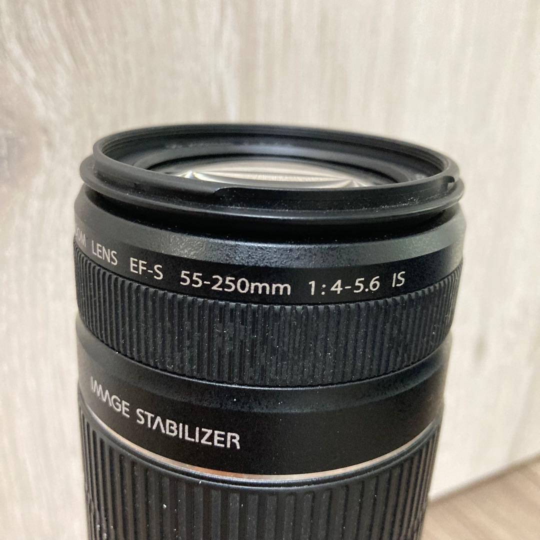 キャノン EF-S 55-250mm f4-5.6 is ズームレンズ