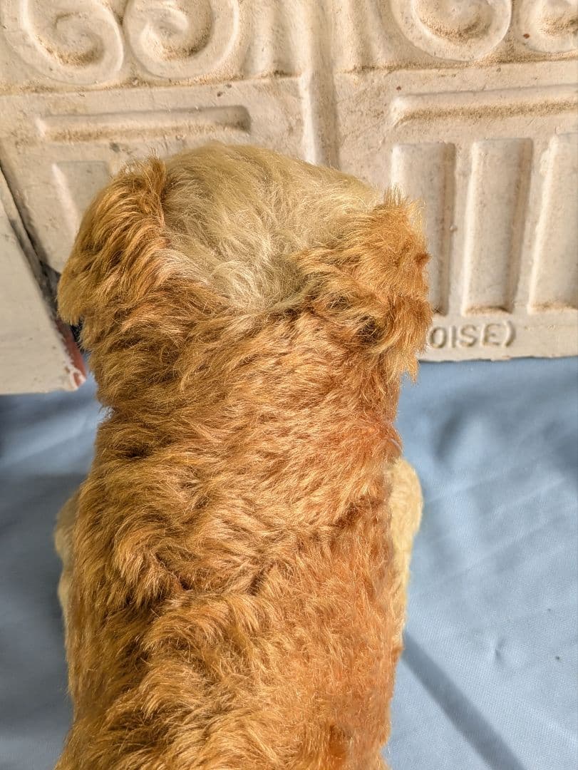 アンティーク ドイツ製 犬 ぬいぐるみ 横幅３０cm