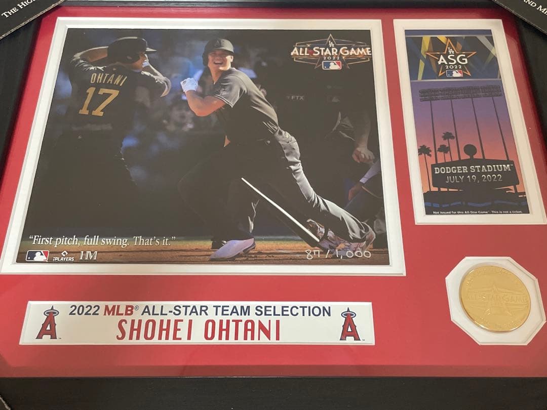 大谷翔平  限定1000個オールスター出場記念フォトミント