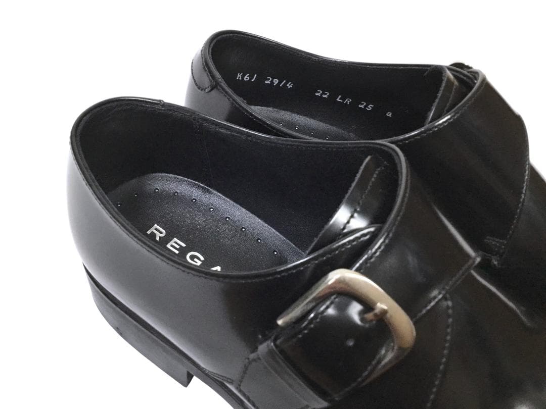 REGAL リーガル 22LR モンクストラップ 25cm ブラック 日本製