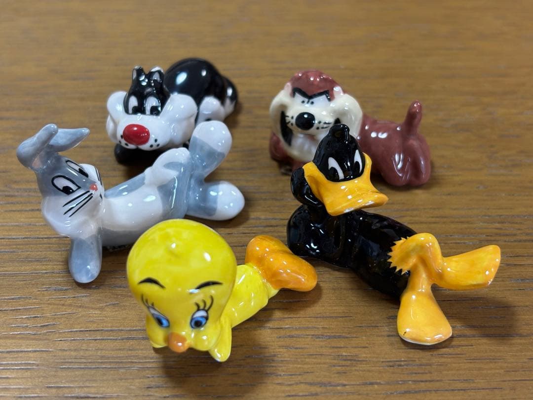 バックスバニー・ダフィー・ダック フィギュアetc5体セット箸置、置物、フィギア