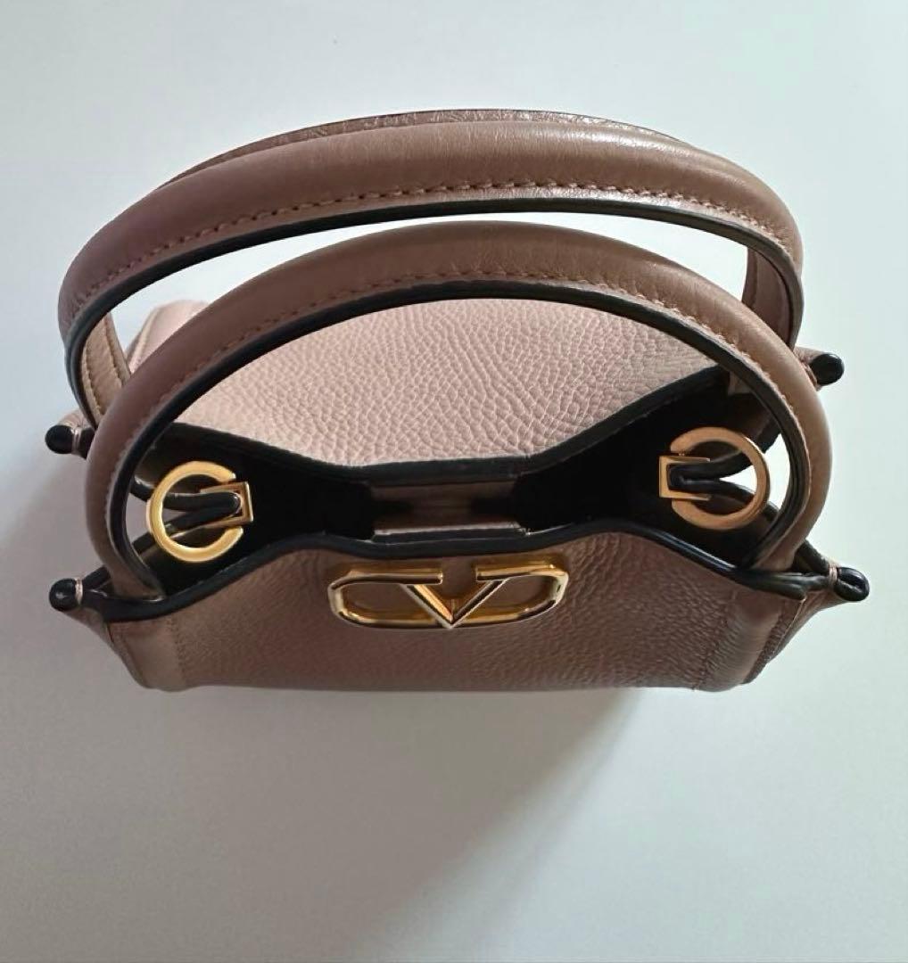 【美品】VALENTINO ヴァレンティノ 2WAYバッグ　ベビーピンク