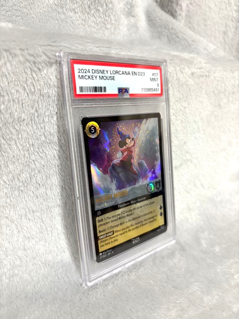 【新品】 PSA9 ロルカナ カード D23 Expo限定 ディズニー ミッキー