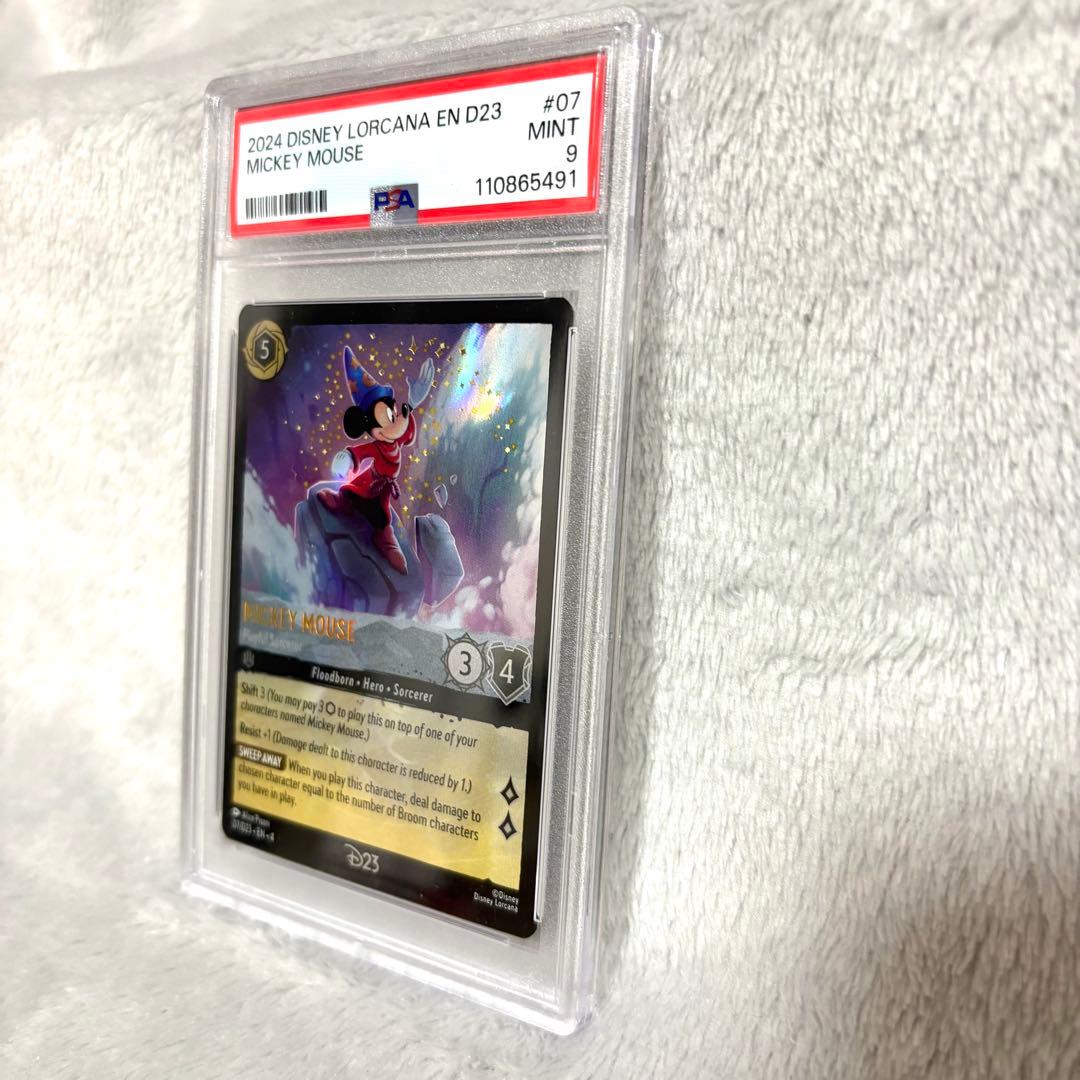 【新品】 PSA9 ロルカナ カード D23 Expo限定 ディズニー ミッキー
